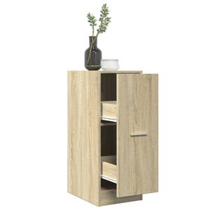 vidaXL Apteekkarinkaappi Sonoma-tammi 30x41x77,5 cm tekninen puu