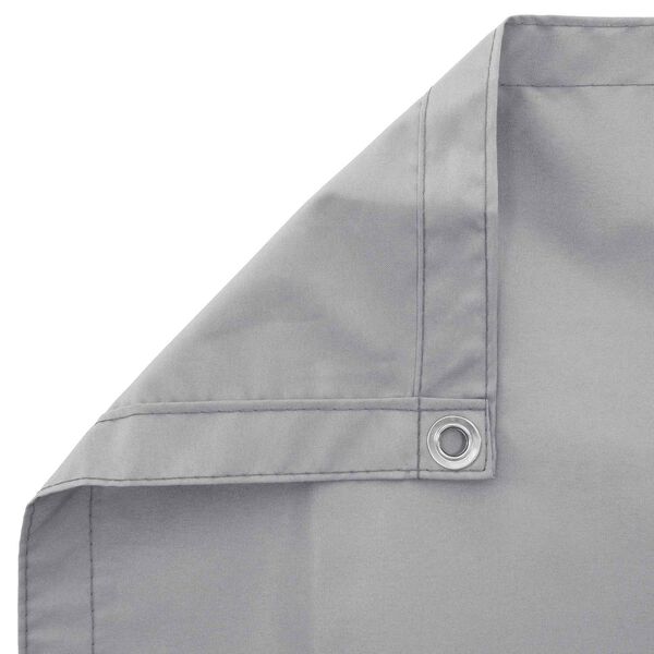 vidaXL Parvekkeen Verho Vaaleanharmaa 100 x 400 cm Oxford-kangas