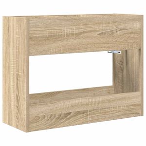 vidaXL Aurinkovarjojalusta Sonoman tammi 65 x 24 x 50 cm Tekninen puu
