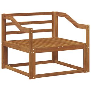 vidaXL Ulkotilan keskisohva Tihe&auml; akasiapuu Luonnollinen