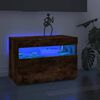 vidaXL TV-taso LED-valoilla savutammi 60x35x40 cm