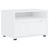 vidaXL TV-kaappi VISNES Valkoinen 60x40x38 cm Engineered Wood