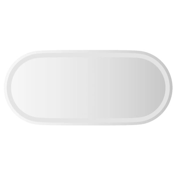 vidaXL Kylpyhuoneen LED-peili 80x35 cm ovaali