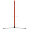 vidaXL Tennisverkko musta ja punainen 600x100x87 cm polyesteri