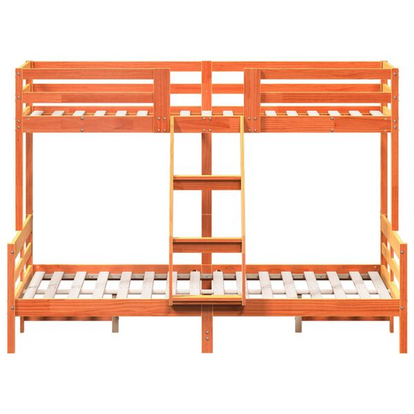 vidaXL Kerross&auml;nky 90x200/140x200 cm vahanruskea t&auml;ysi m&auml;nty