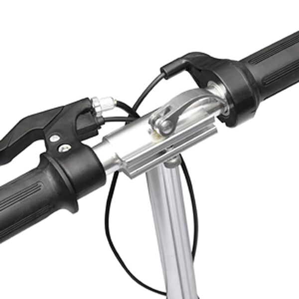 vidaXL S&auml;hk&ouml;potkulauta satulalla 120 W musta