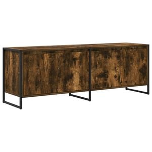 vidaXL TV-kaappi Savupuu 140 x 36 x 49.5 cm Tekninen puu
