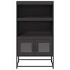 vidaXL Highboard Musta 68x39x123 cm Teräs