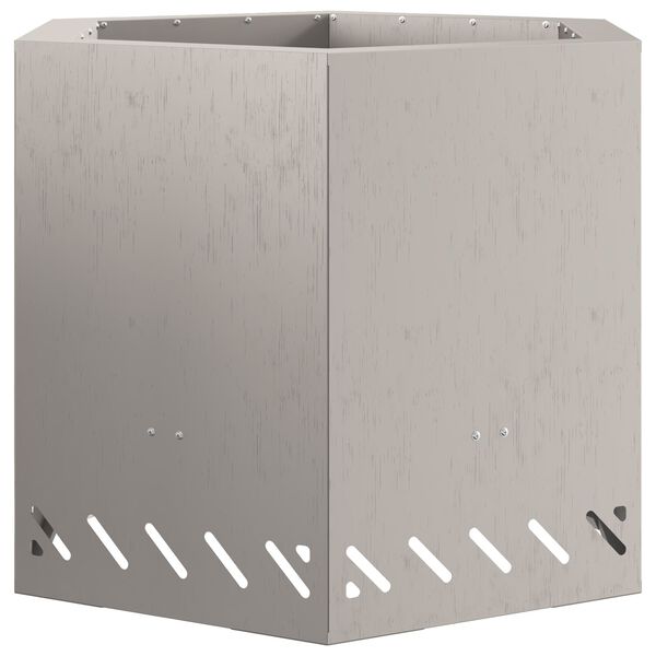 vidaXL Savuuttomat nuotio Ruskea 58 x 58 x 51 cm S&auml;&auml;nkest&auml;v&auml; ter&auml;s