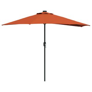 vidaXL Puutarhavarjo 294 x 150 x 224 cm Polyesteri ja ter&auml;s Terrakotta