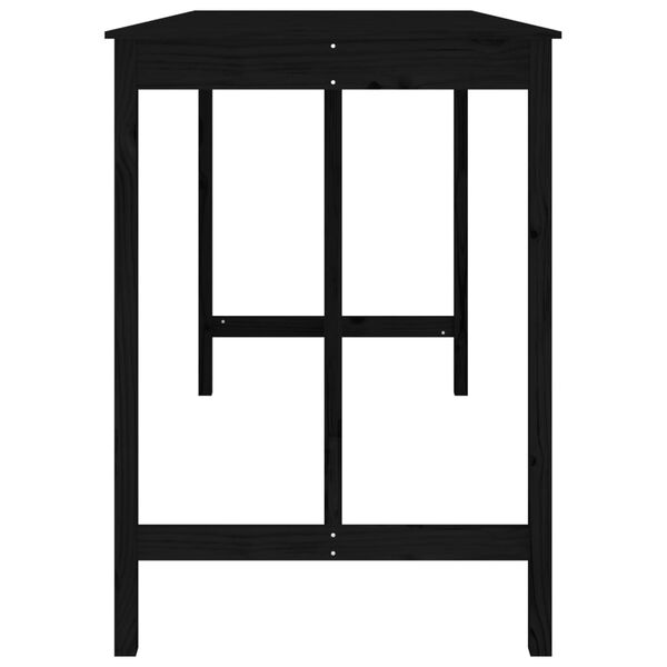 vidaXL Baarip&ouml;yt&auml; musta 180x80x110 cm t&auml;ysi m&auml;nty