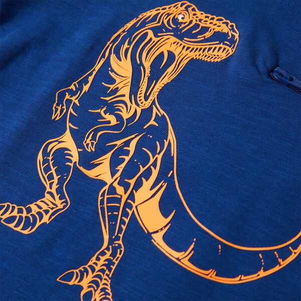 Lasten lyhythihainen T-paita tummansininen 140