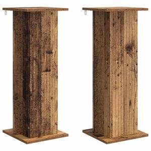vidaXL Kasviteline 2 kpl Vanha puu 30,5 x 30 x 80,5 cm Tekninen puu