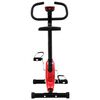 vidaXL Kuntopyörä hihnavastus punainen