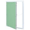 vidaXL Access Panel Vihre&auml; ja hopea 55 x 65 cm Alumiini ja kipsilevy