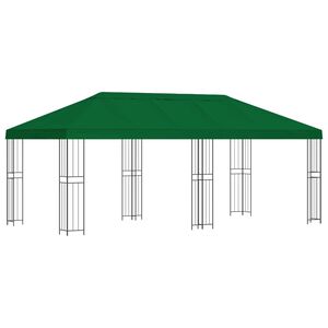 vidaXL Puutarhateltta 6 x 3 m Vihre&auml; Polyesteri ja ter&auml;s 190 gsm