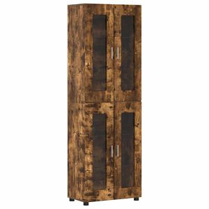 vidaXL Korkea kaappi FLORIN 60 x 35 x 182 cm Savup&auml;hkin&auml; Tekninen puu