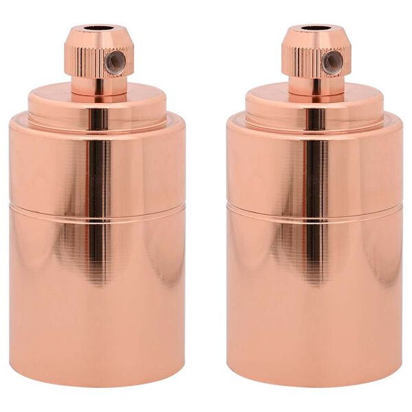 vidaXL Lampuntelineet 2 kpl Rose Gold E27