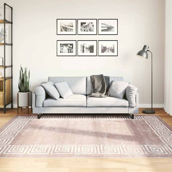 vidaXL Matto pestävä 160x230 cm beige liukumaton