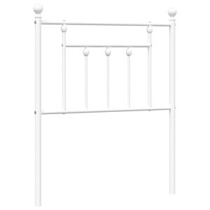 vidaXL Metallinen vaihtop&auml;&auml;ty valkoinen 75 cm
