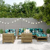 vidaXL 7-osainen Ulkosohvasarja kyll&auml;stetty m&auml;nty