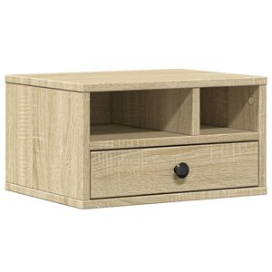 vidaXL Tulostinteline Sonoma-tammi 40x32x22,5 cm tekninen puu