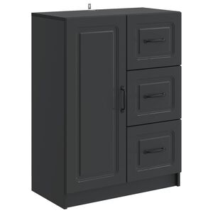 vidaXL Sivup&ouml;yt&auml; laatikon kanssa Musta 66 x 34,5 x 87 cm Tekninen puu