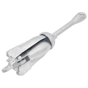 vidaXL Taitettava ankkuri hopea 2,5 kg takorauta