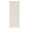 vidaXL Plisse Kaihdin 40x125cm Kermanv&auml;rinen