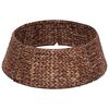 vidaXL Joulupuun kaula Py&ouml;re&auml; Ruskea &Oslash; 75 x 25 cm Vesihyasintti