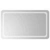 vidaXL LED kylpyhuonemirror L&auml;pin&auml;kyv&auml; 100 x 60 cm karkaistu lasi