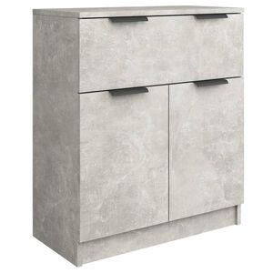 vidaXL Senkki betoninharmaa 60x30x70 cm tekninen puu