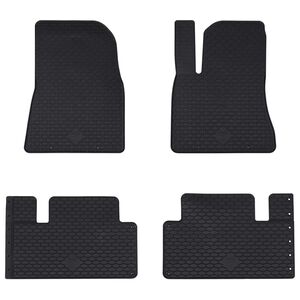 vidaXL Auton matto 4 pcs Musta Sopii Tesla MODEL 3 2017- 4D Takana