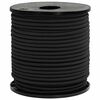 vidaXL Bungee Kuminauhat 6 mm Musta PP ja kumi