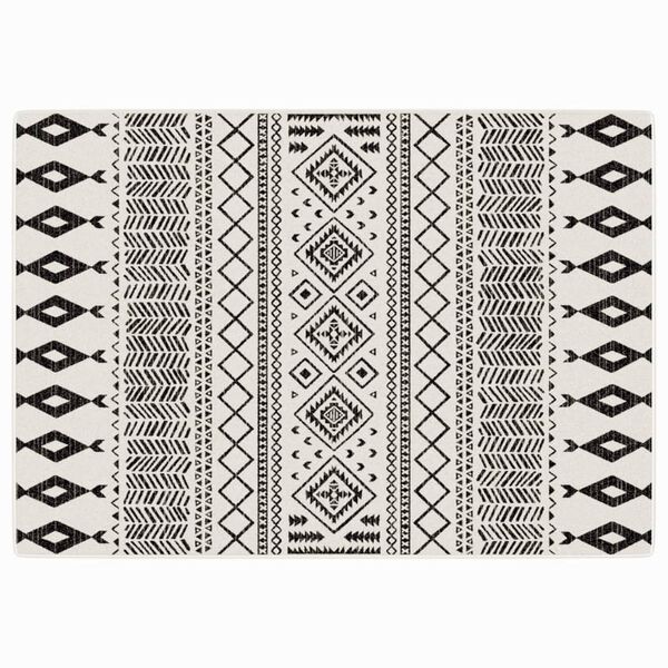 vidaXL Sis&auml;-/ulkomatto lyhyt nukka moniv&auml;rinen 160x230 cm liukumaton