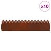 vidaXL Nurmikonreunukset 10 kpl 103 x 0,05 x 22 cm S&auml;&auml;nkest&auml;v&auml; ter&auml;s
