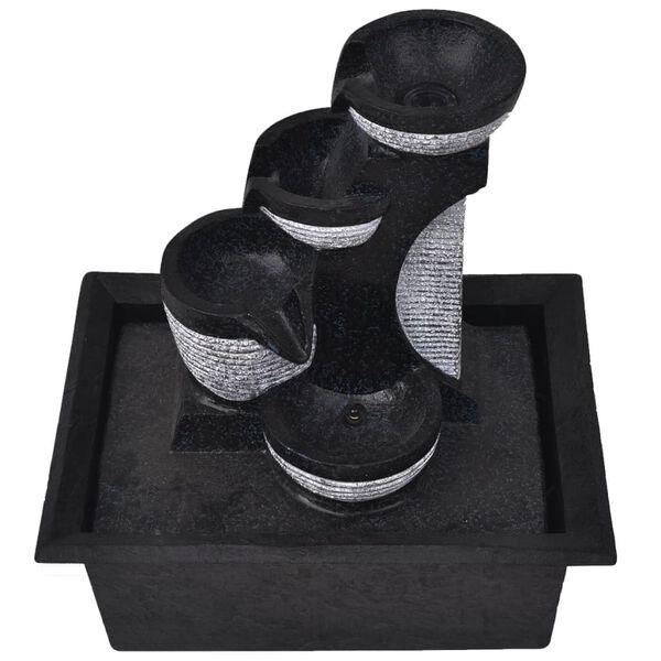 vidaXL Sis&auml;tilan Suihkul&auml;hde LED Valolla Hartsi