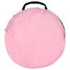 vidaXL Lasten leikkiteltta 250 pallolla pinkki 100x100x127 cm