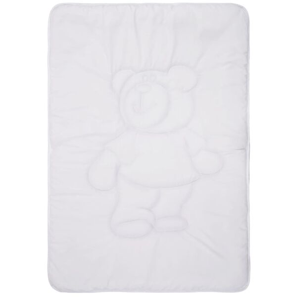 vidaXL 3-osainen lasten peittosarja valkoinen 100x135 cm/40x60 cm