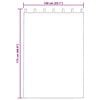 vidaXL Pimennysverhot 2 pcs Kerma 140 x 175 cm Sametti