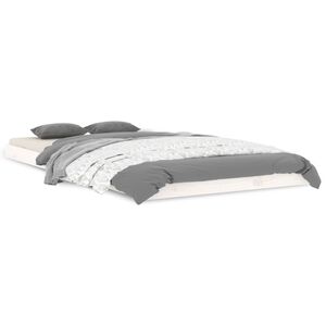 vidaXL S&auml;ngynrunko valkoinen 100x200 cm t&auml;ysi m&auml;nty