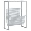 vidaXL Lehtiteline hopea 35x15x45 cm ter&auml;s