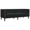 vidaXL Sohva Musta 194 x 74,5 x 70,5 cm Sametti
