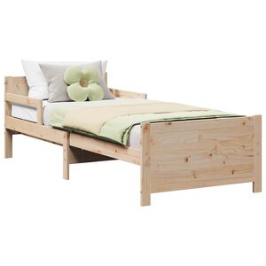 vidaXL S&auml;ngyn runko p&auml;&auml;tyll&auml; Ruskea 80 x 200 cm Tekninen puu