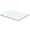 vidaXL Hyllypaneeli Kirkas Lasi 40x25 cm