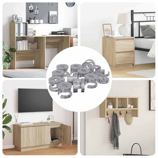 vidaXL Cam-lukkomutterit 4000 pcs Hopea Metalli