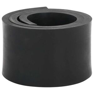 vidaXL kumireuna lumiauralle Musta 120x8x1 cm