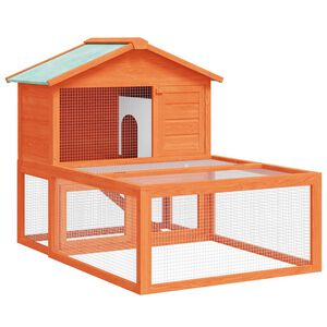 vidaXL El&auml;inten ulkoh&auml;kki/kaninkoppi puu