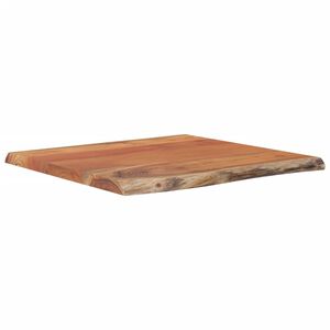 vidaXL P&ouml;yt&auml;levy 40x40x2,5 cm suorakaide t&auml;ysi akasiapuu el&auml;v&auml; reuna