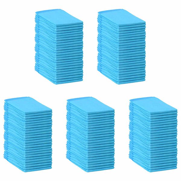 vidaXL Lemmikkikoulutuspadi 300 pcs Sininen ja valkoinen 120 x 80 cm